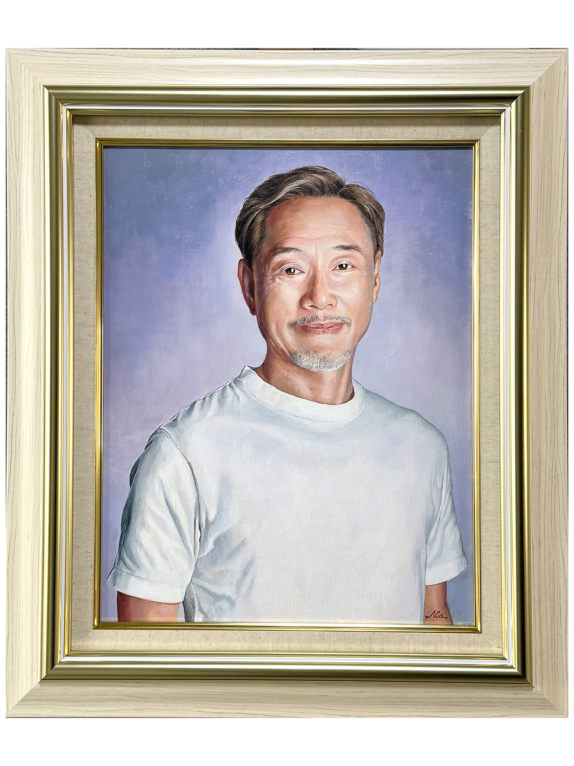 油絵人物肖像画F6号