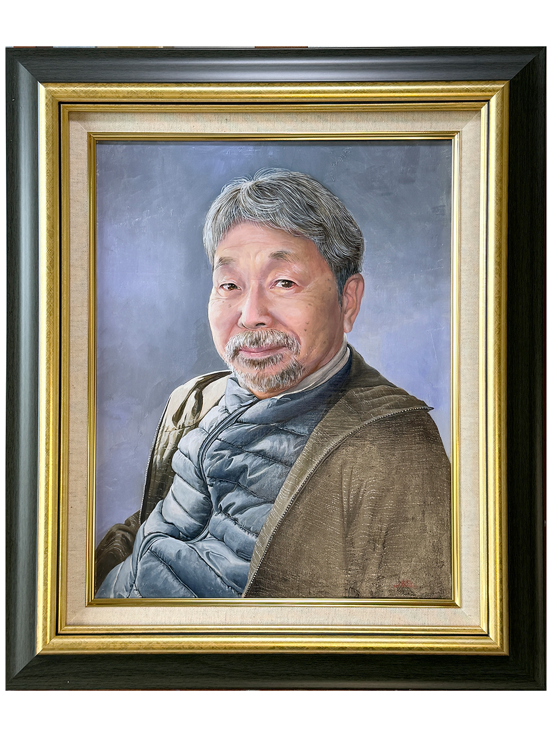 油絵人物肖像画-3　F6号
